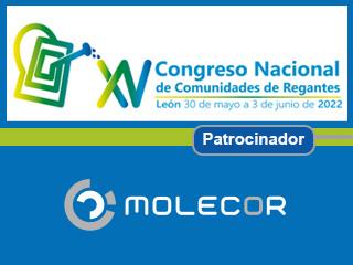 Molecor, patrocinador en el XV Congreso Nacional de Comunidades de Regantes Molecor, patrocinador en el XV Congreso Nacional de Comunidades de Regantes