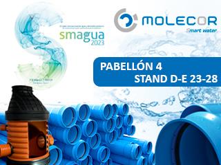 Molecor ya prepara su asistencia a SMAGUA 2023 Molecor ya prepara su asistencia a SMAGUA 2023