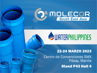 Molecor (SEA) Sdn Bhd participará en Water Philippines del 22 al 24 de marzo de 2023 Molecor (SEA) Sdn Bhd participará en Water Philippines del 22 al 24 de marzo de 2023