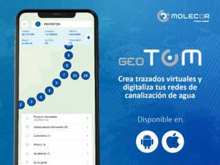 Consulta la localización e información de tus redes de canalización  desde el móvil con geoTOM®